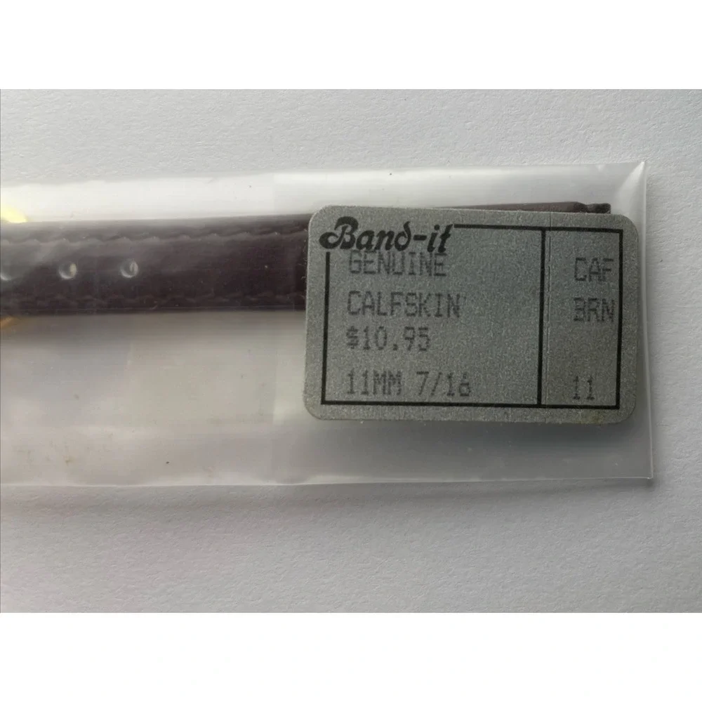 Band-it Watch Band‎ Strap 11mm CalfSkin Brown